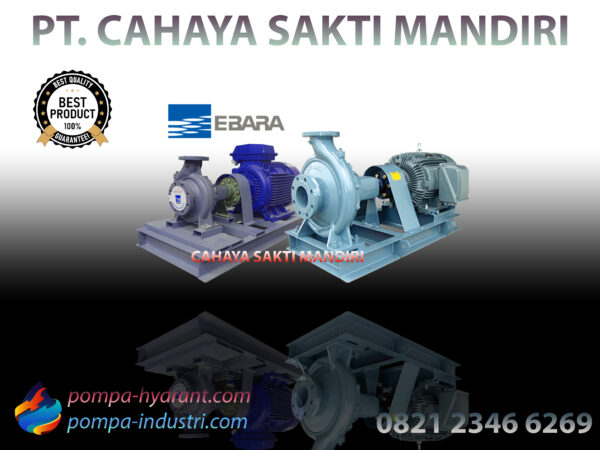 Pompa Air Distribusi - Centrifugal End Suction - EBARA (Pompa Filter, Pompa Chiller & Pompa Transfer)